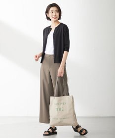 J.PRESS LADIES L 【洗える・イージーケア】ソフトタイプライター セミワイド パンツ