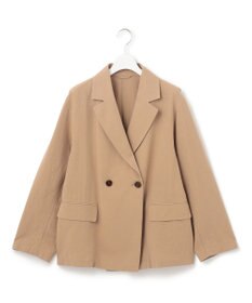 J.PRESS YORK STREET 【WOMEN】ワンウォッシュ リネンコットンジャケット