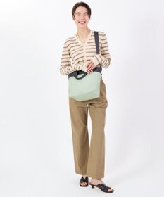 LeSportsac BUCKET TOTE/フロスティグリーン/サンダー
