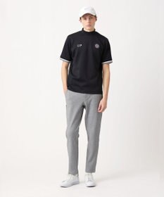 23区GOLF 【MEN】【吸水速乾・UVケア】袖ライン モックネックシャツ