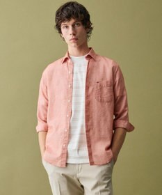 JOSEPH ABBOUD 【サステイナブル・JAPANファブリック】ソアロンパナマシャンブレーシャツ