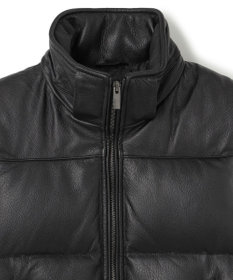 JOSEPH HOMME ライトゴートシュリンクレザー　ダウンベスト