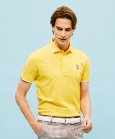 23区GOLF 【MEN】ハニカム鹿子 半そでポロシャツ