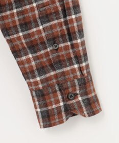 JOSEPH ABBOUD 【オーガニックコットン】スモールチェック フランネルシャツ