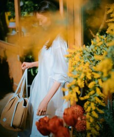 23区 【CLASSY.6月号掲載】雑材ミドル トートバッグ