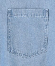 23区 S 【洗える】ライトダンガリー 2WAY シャツ