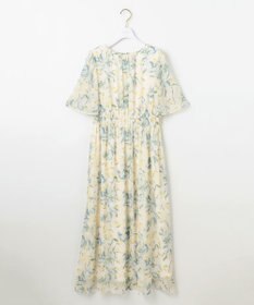 ANY SIS 【洗える】シアーパターン ワンピース