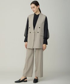 ICB L 【先行予約】 ハイツイストダブルクロス ノーカラージレ