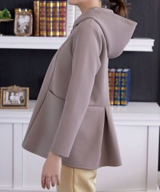 Tiaclasse L 【洗える】ソフトダンボールバックフレアフーディー