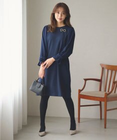 Feroux リボンビジュー ブローチ