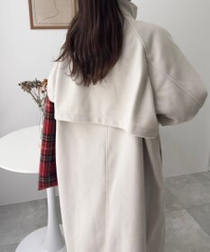 WEGO スタンドカラーロングコート