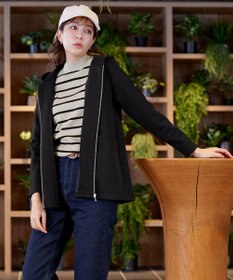 Tiaclasse L 【洗える】ソフトダンボールバックフレアフーディー