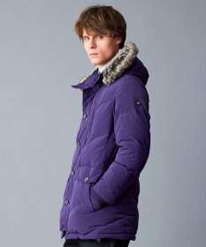 JOSEPH ABBOUD MOUNTAIN  【サスティナブル/ECO撥水/ECOファー/9ポケット/男女兼用】Pe/Nyピーチ ダウンコート