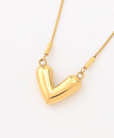 自由区 ハートモチーフ ネックレス