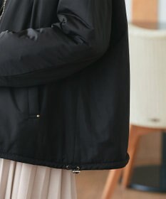 Tiaclasse 【リバーシブル】表裏2WAYベロアキルティングブルゾン