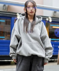WEGO 【ユニセックス着用ITEM/裏起毛】バルーンクロップドグラフィックプルパーカー