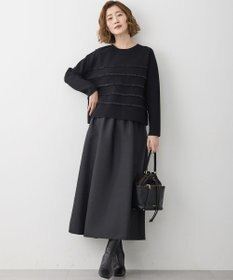 23区 L 【洗える】フルーフィーツイル フレア スカート