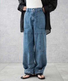 WEGO デニムベイカーステッチパンツ