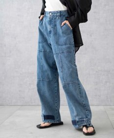 WEGO デニムベイカーステッチパンツ