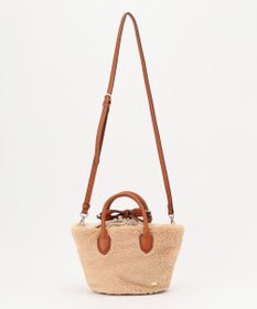 LA BAGAGERIE エコファー　バケツハンドバッグ