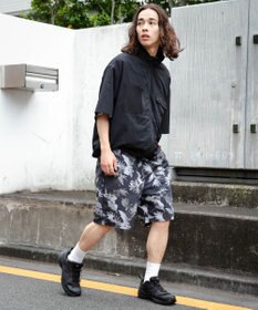 WEGO 【ウエストゴム】パターンナイロンイージーショーツ