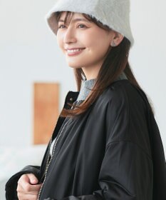 Tiaclasse 【リバーシブル】表裏2WAYベロアキルティングブルゾン