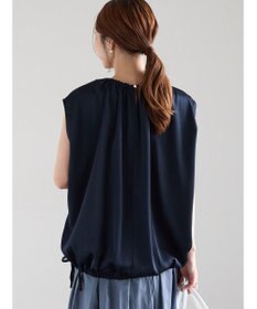 Te chichi サテンサイドリボンブラウス