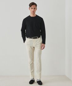 GOTAIRIKU ジャケットのインナーに最適【WEB&一部店舗限定】キレイ目 鹿の子 ビズ長袖Tシャツ