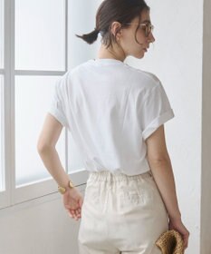 WEGO 【ANGIE VINTAGE】フロッキーロゴプリントTシャツ