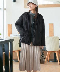 Tiaclasse 【リバーシブル】表裏2WAYベロアキルティングブルゾン