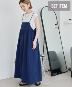 AMERICAN HOLIC 【2点SET】Tシャツ+キャミワンピース