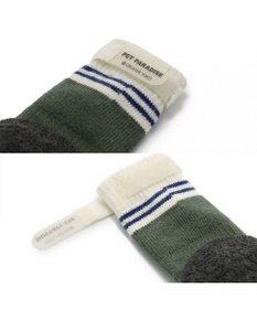 PET PARADISE 犬 靴 靴下 フィットシューズ 【Ｓ】 グリーン ブラウン