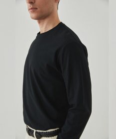 GOTAIRIKU ジャケットのインナーに最適【WEB&一部店舗限定】キレイ目 鹿の子 ビズ長袖Tシャツ