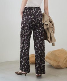 WEGO 【ANGIE VINTAGE】ベロア小花柄イージパンツ
