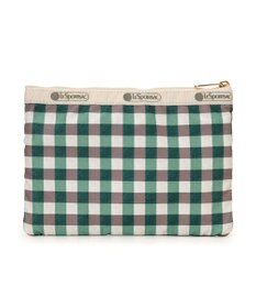 LeSportsac 3ZIP COSMETIC/フォレストギンガム
