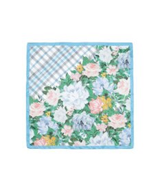 DAKS シルクアニバーサリーフローラルプリント スカーフ