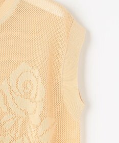 Feroux 【洗える】透かし編みニットトップス