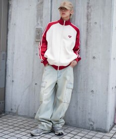 WEGO 【ユニセックスITEM/MLサイズ展開】ラグランライントラックジャケット