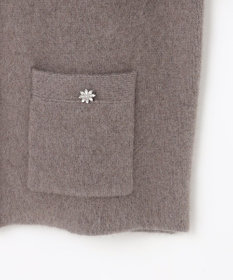 組曲 L 【加藤ローサさん着用】フラッフィーファーニット ジャケット