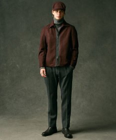 JOSEPH ABBOUD 【イタリア素材/軽量/ストレッチ】ワイドチョークストライプ  ブルゾン