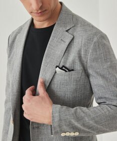 GOTAIRIKU ジャケットのインナーに最適【WEB&一部店舗限定】キレイ目 鹿の子 ビズ長袖Tシャツ