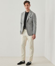 GOTAIRIKU ジャケットのインナーに最適【WEB&一部店舗限定】キレイ目 鹿の子 ビズ長袖Tシャツ