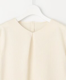 J.PRESS LADIES 【洗える・抗菌防臭・吸水速乾】サッカージャージー ペプラム カットソー