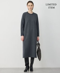ICB 【WEB限定】 ウールブレンドダブルフェイス ニットワンピース