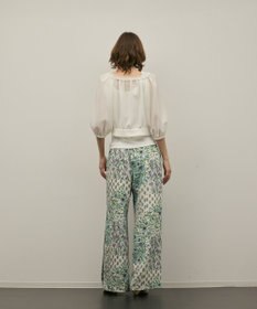 GRACE CONTINENTAL プリントイージーパンツ