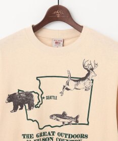 JOSEPH ABBOUD MOUNTAIN 【FILSON】LONG SLEEVE PLONEER GRAPHIC T SHIRT