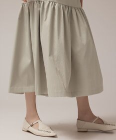 GRACE CONTINENTAL サイドフリルタフタワンピース