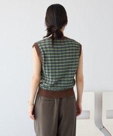 CRAFT STANDARD BOUTIQUE リンクスチェックニットベスト