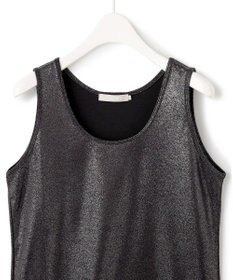 ICB L 【洗える】シャイニータンクトップ カットソー