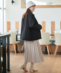 Tiaclasse 【リバーシブル】表裏2WAYベロアキルティングブルゾン